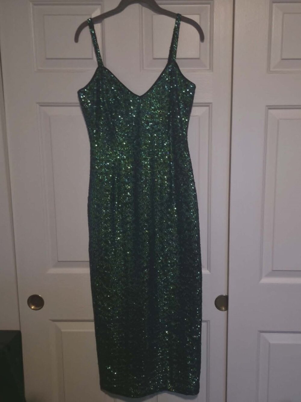 Vixen by Micheline Pitt Glitz and Glamour Dress Green